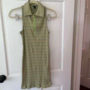 Wild Fable Green Stripe Dress, M